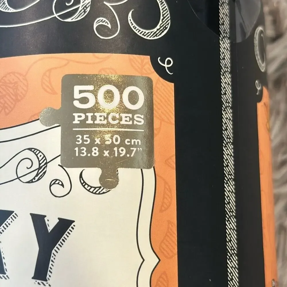 Whisky Lovers 500 Piece Jigsaw Puzzle Orange Tube Gift Bar Decor New - Picture 2 of 3